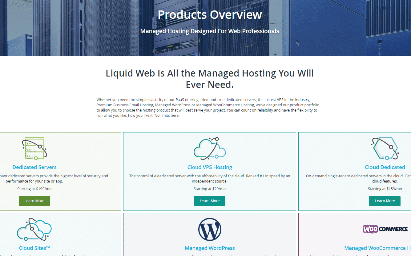 Liquid Web hosting