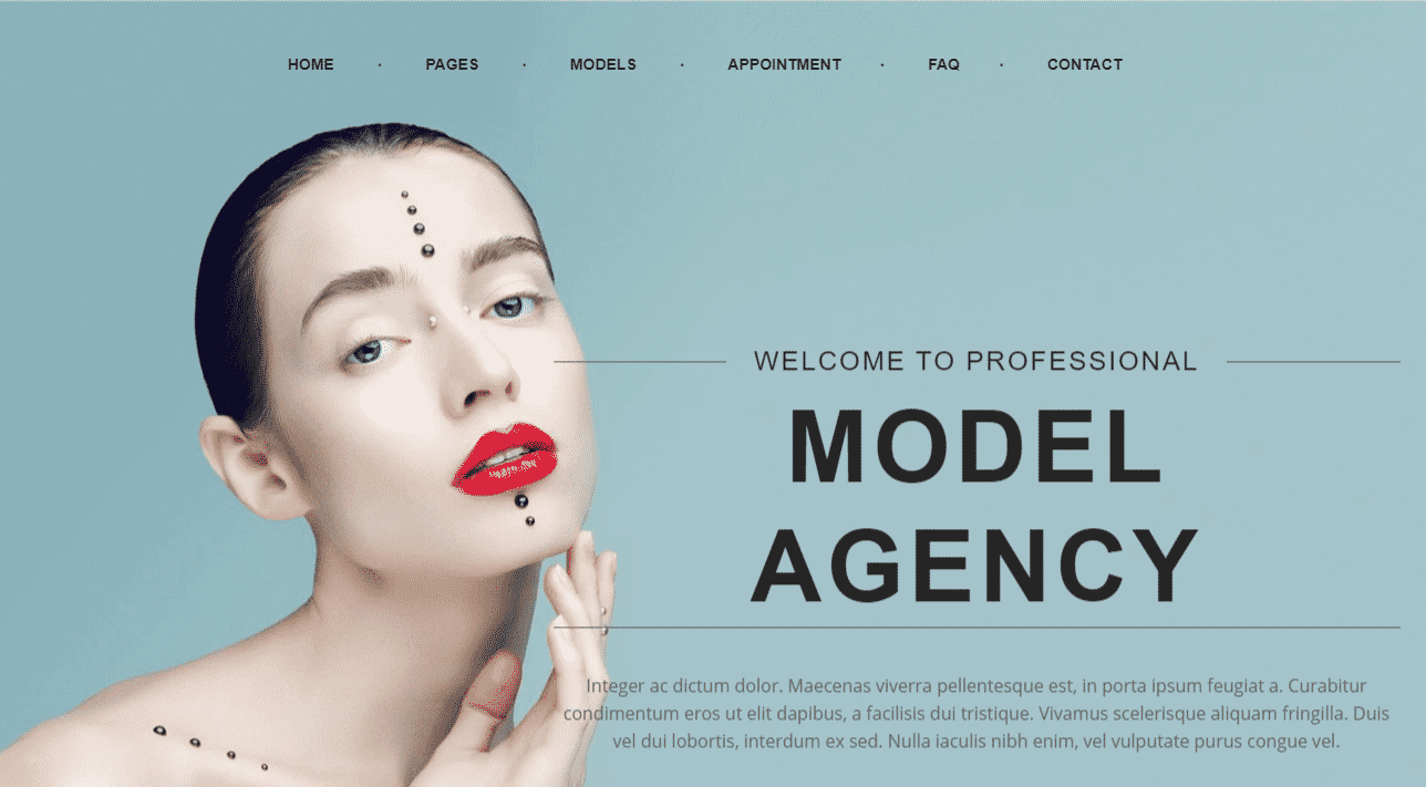Look- Fashion And Model Portfolio WordPress Theme