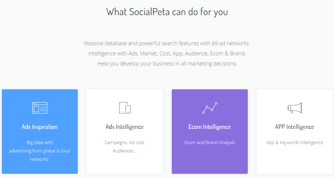 SocialPeta Features