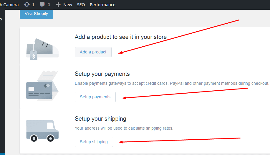 start with shopify