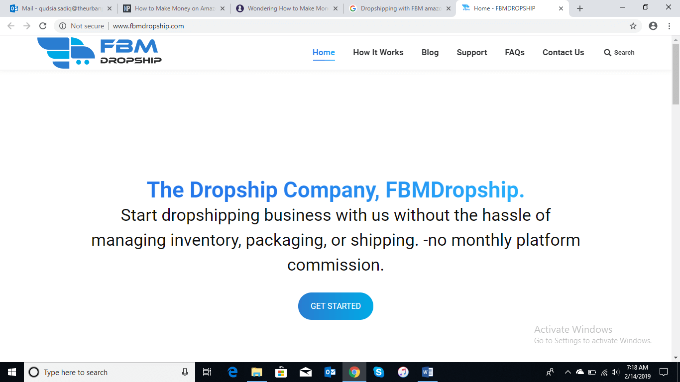 Dropshipping with FBM