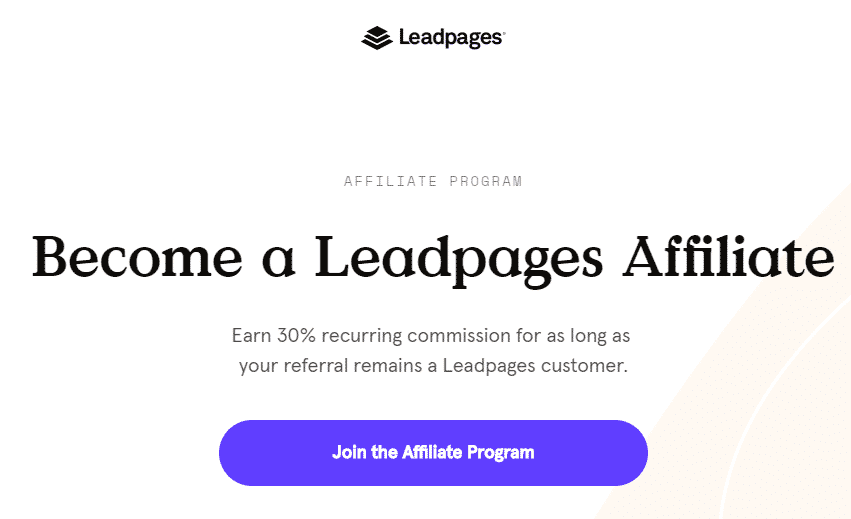 leadpages affiliates