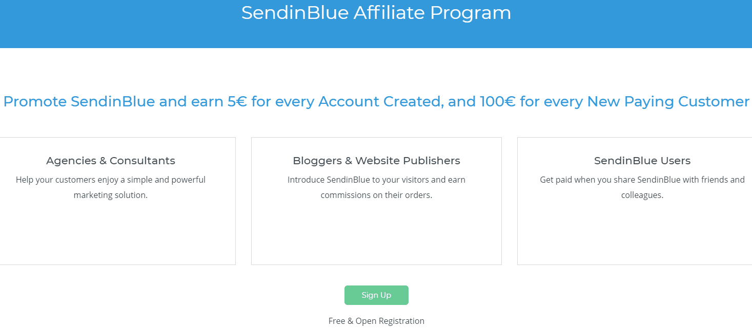 sendinblue affiliate program