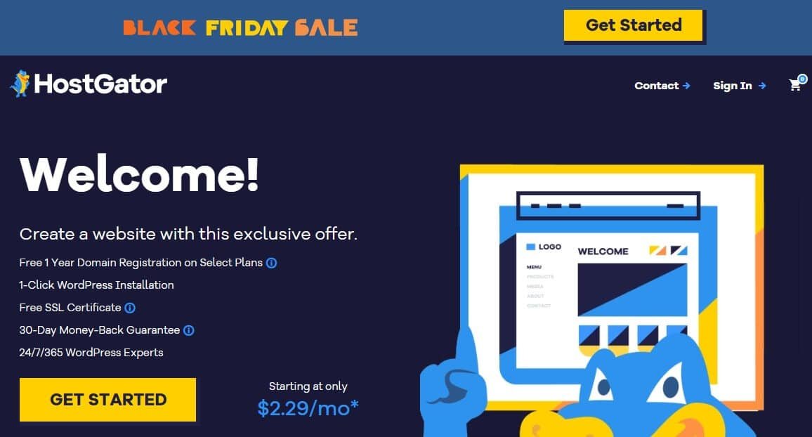 Hostgator Black Friday 2024