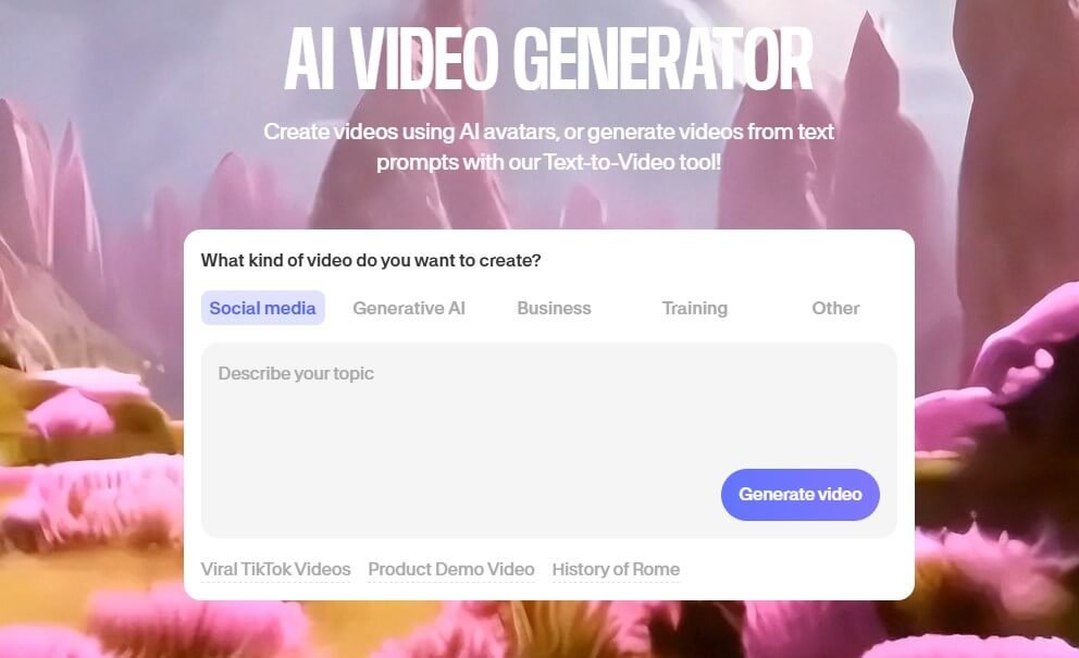 VEED AI Video Generator