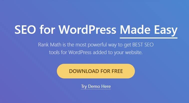 Rank Math Download