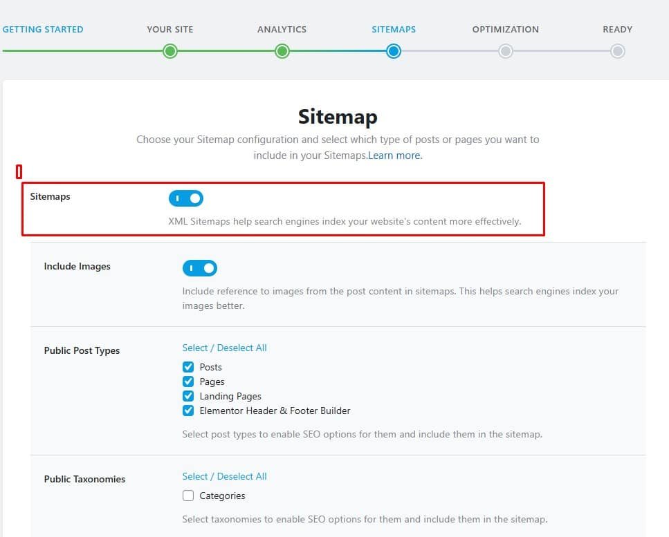 Rankmath SItemap set up Rankmath SItemap set up