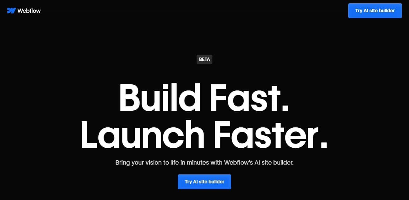 Webflow AI Site Builder Webflow AI Site Builder