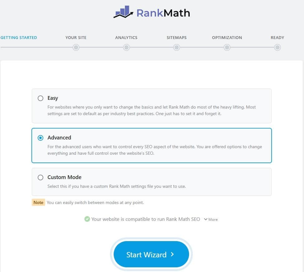 rank math setup wizard rank math setup wizard