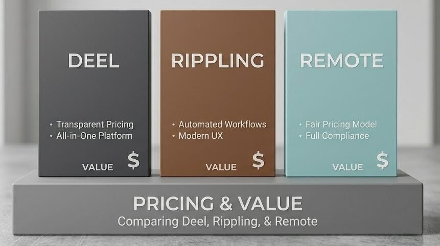 Deel vs. Remote vs. Rippling pricing