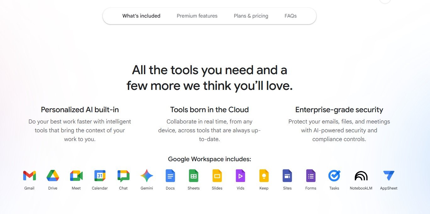 First What Google Workspace Actually Replaces