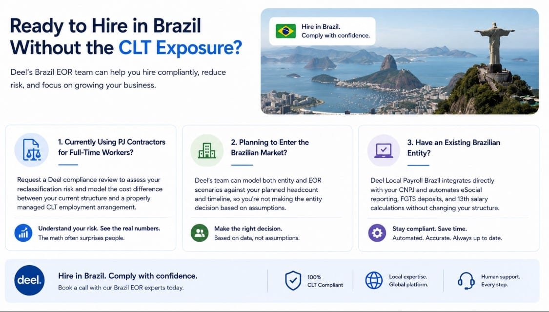 Deel.com Ready to Hire in Brazil Without the CLT Exposure