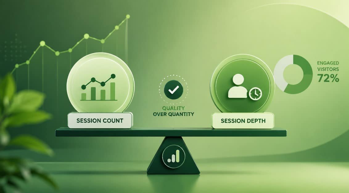 Session Depth vs. Session Count What GA4 Really Tells You About Traffic Quality