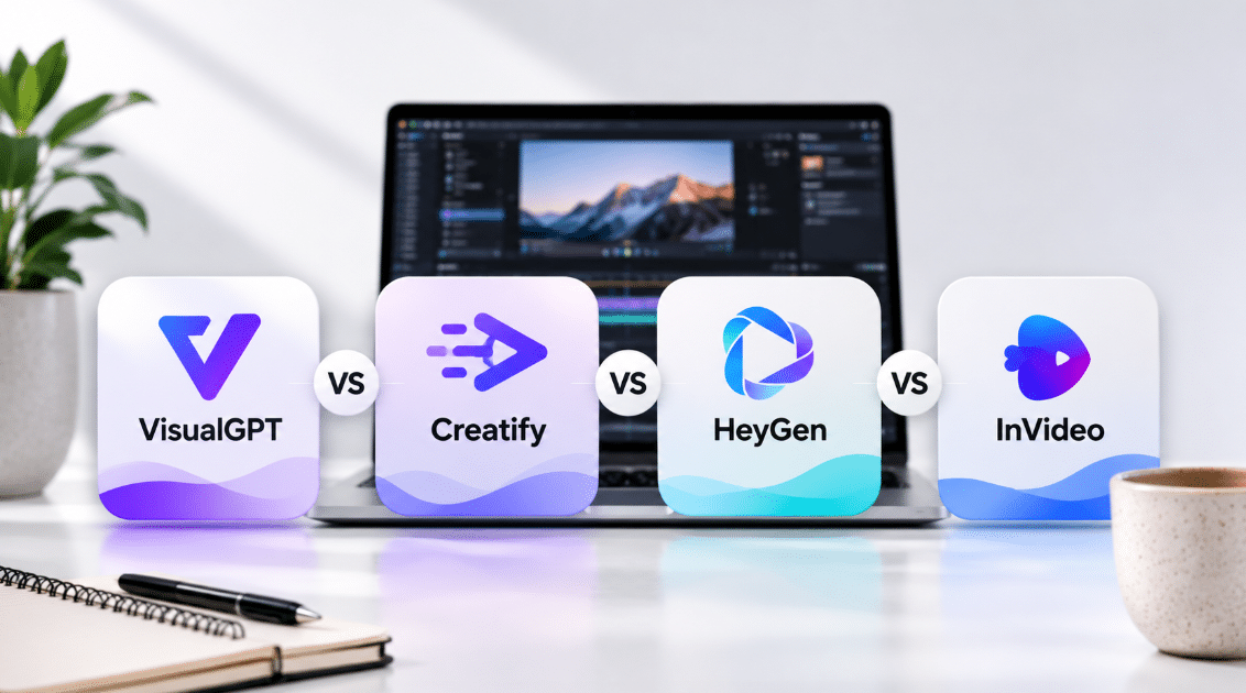 VisualGPT vs Creatify vs HeyGen vs InVideo Which AI Video Ad Generator Worth Your Money